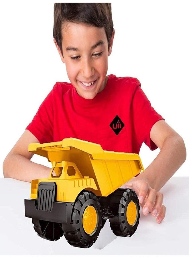 UKAXA New Plastic Unbreakable Dumper Truck Construction Vehicles for Kids Pretend Play Toy Trucks Play Set Building Vehicles Set for Kids (Multi) - Image 5
